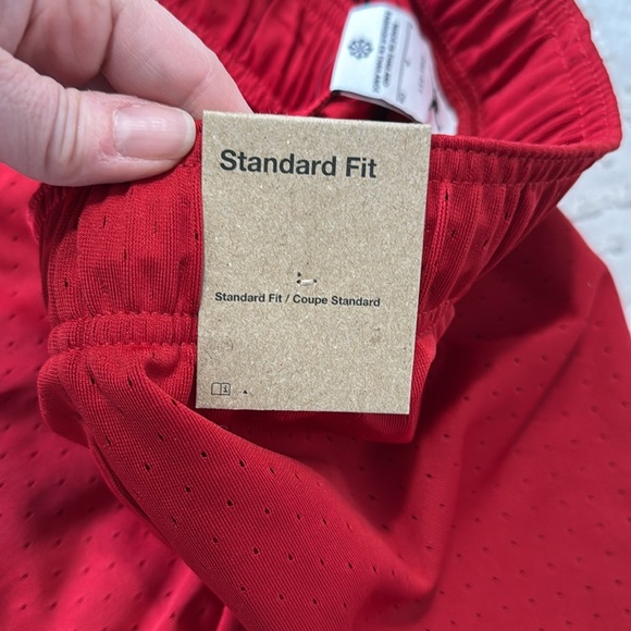 Nike NWT Jordan Standard Fit Active Athletic Dri-Fit Red Men’s Shorts Size Small - Picture 5 of 6